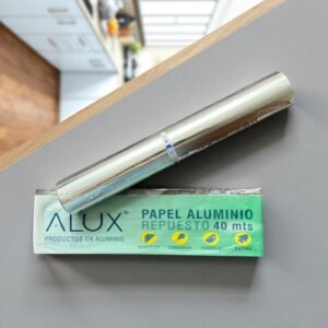 ROLLO DE PAPEL ALUMINIO 40 METROS